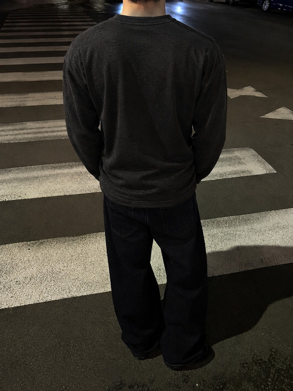 ZOYZA Essential Henley — Charcoal Grey