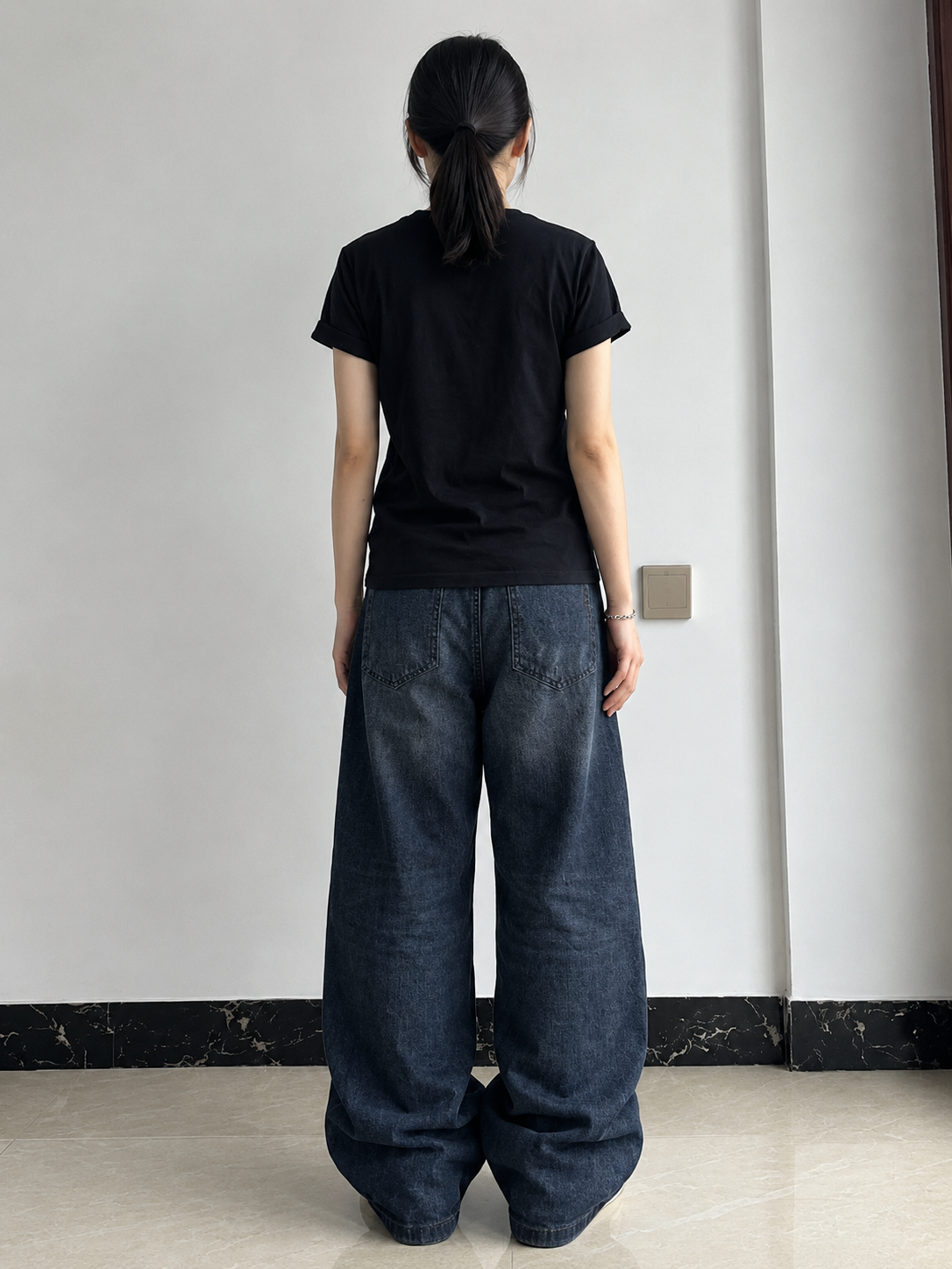 ZOYZA Deep Indigo Baggy Jeans (unisex)