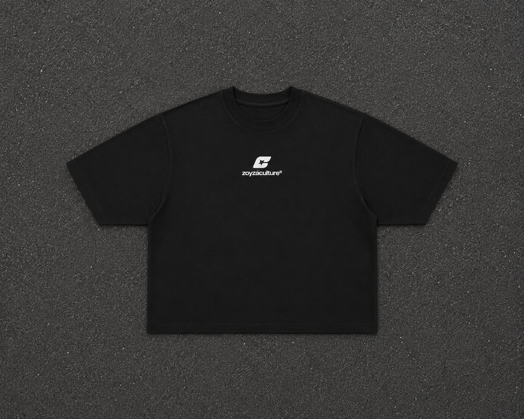 Zoyza Culture Arc Logo Tee – Black (Unisex)