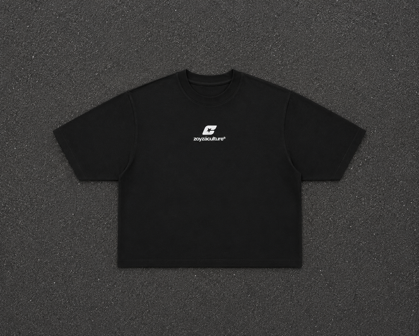 Zoyza Culture Arc Logo Tee – Black (Unisex)