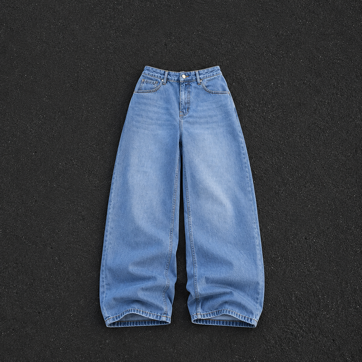 Shadow Black Ultra Baggy Jeans | Zoyza Streetwear Denim