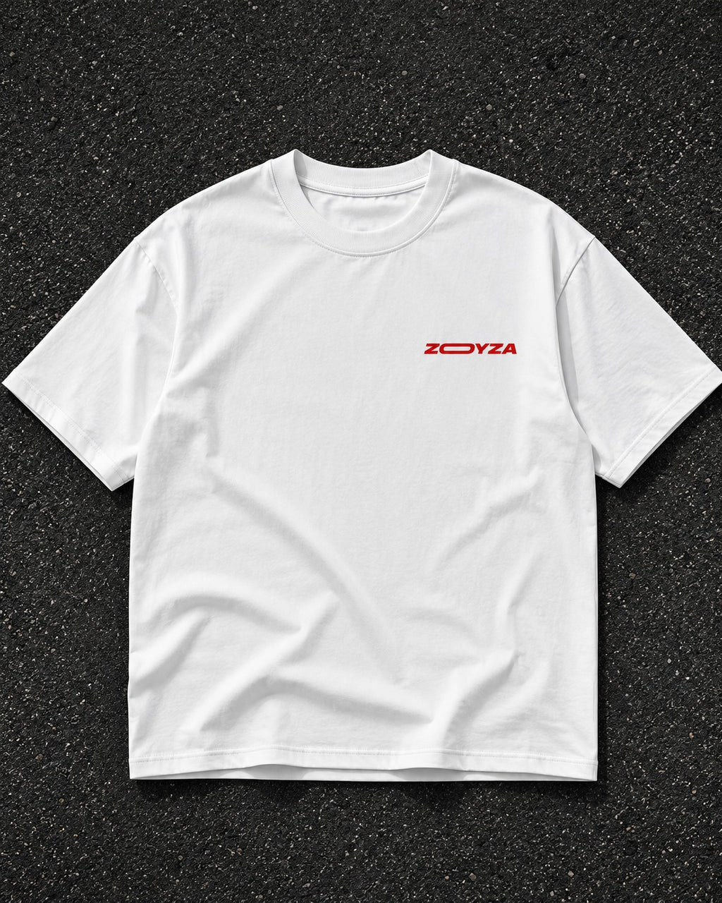 ZOYZA Training Club Oversized T-Shirt – White