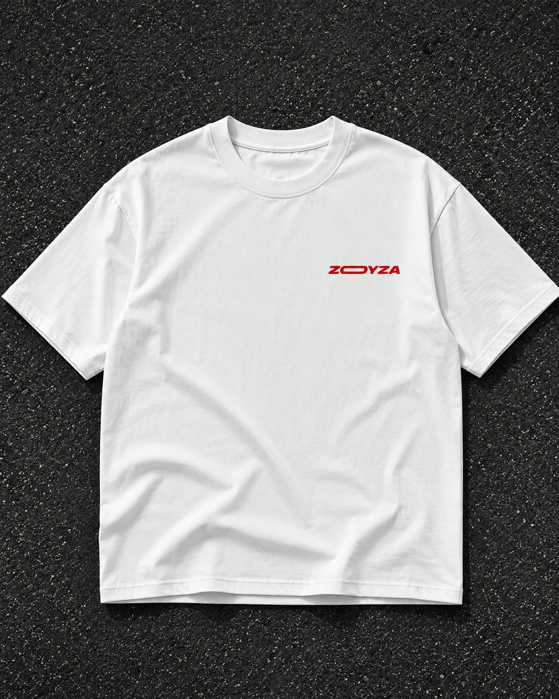 ZOYZA Training Club Oversized T-Shirt – White