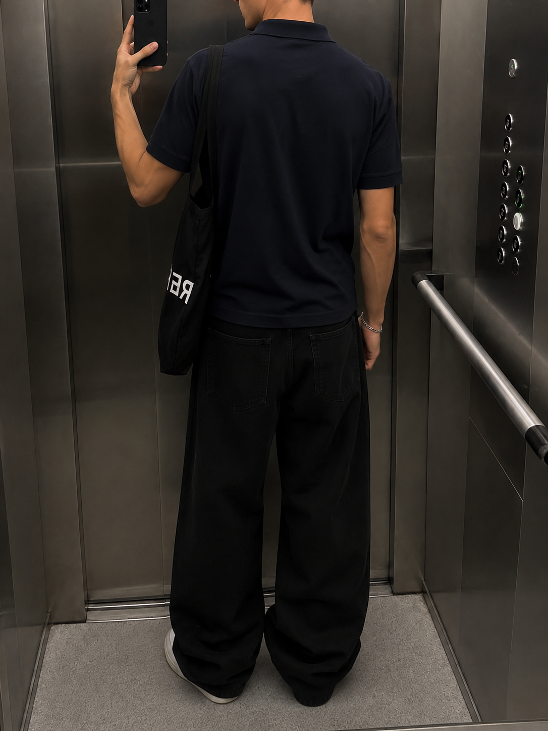 Obsidian Ultra Baggy Jeans | Zoyza Streetwear Denim