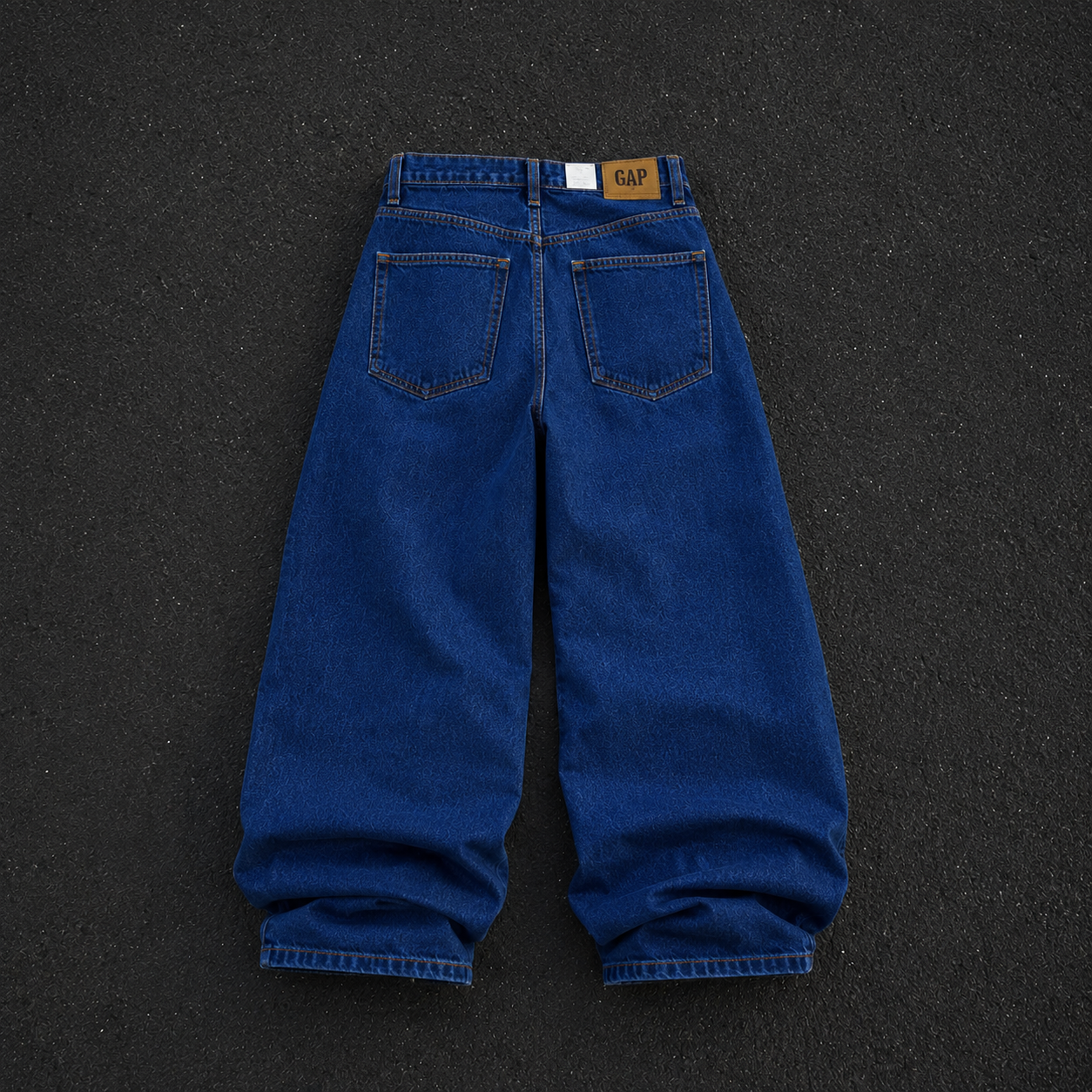 Midnight Indigo Ultra Baggy Jeans | Zoyza Streetwear Denim