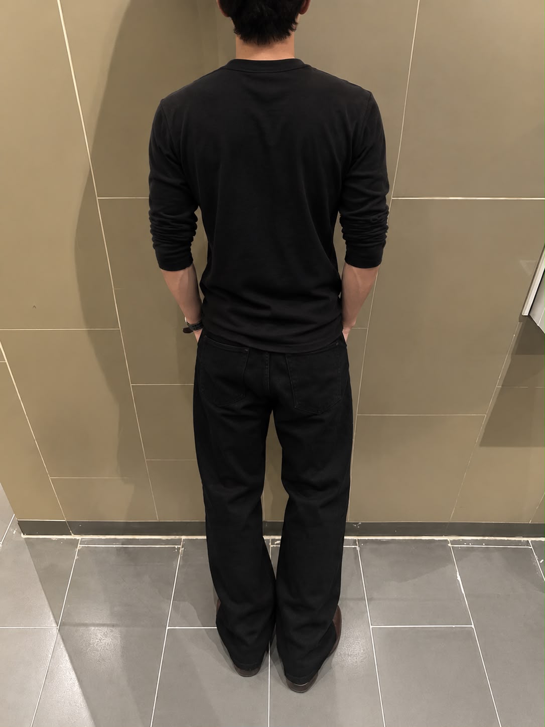 Black Henley — Essential Long Sleeve