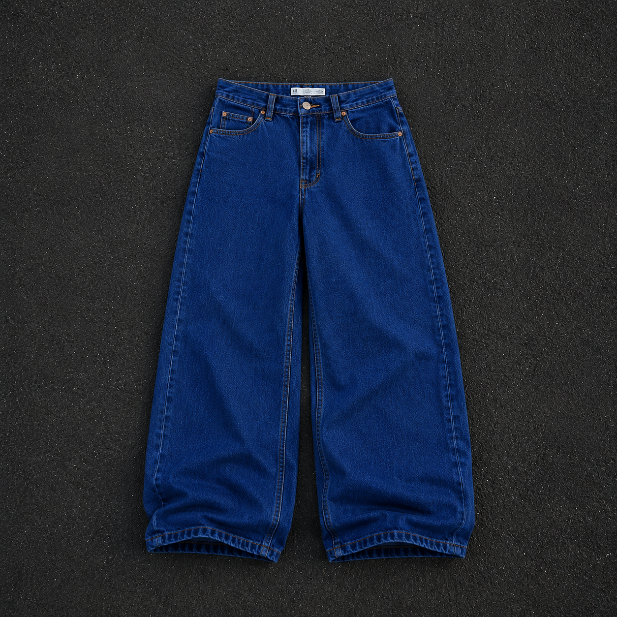 Midnight Indigo Ultra Baggy Jeans | Zoyza Streetwear Denim