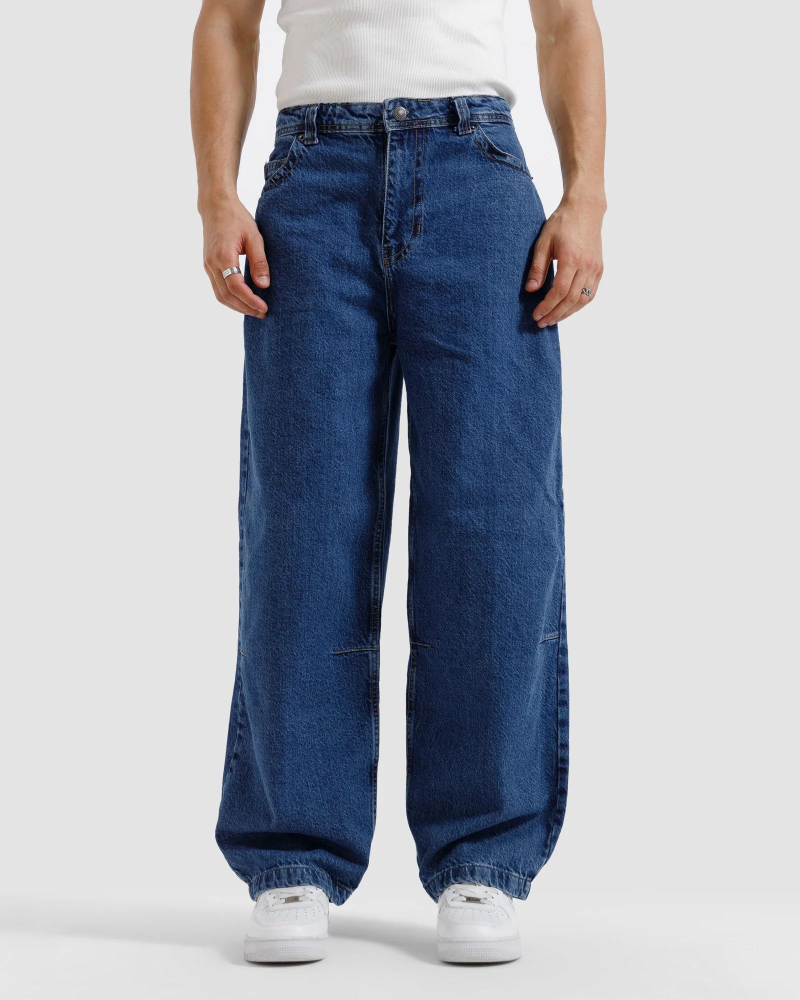 Loose Fit Relaxed Jeans for Men