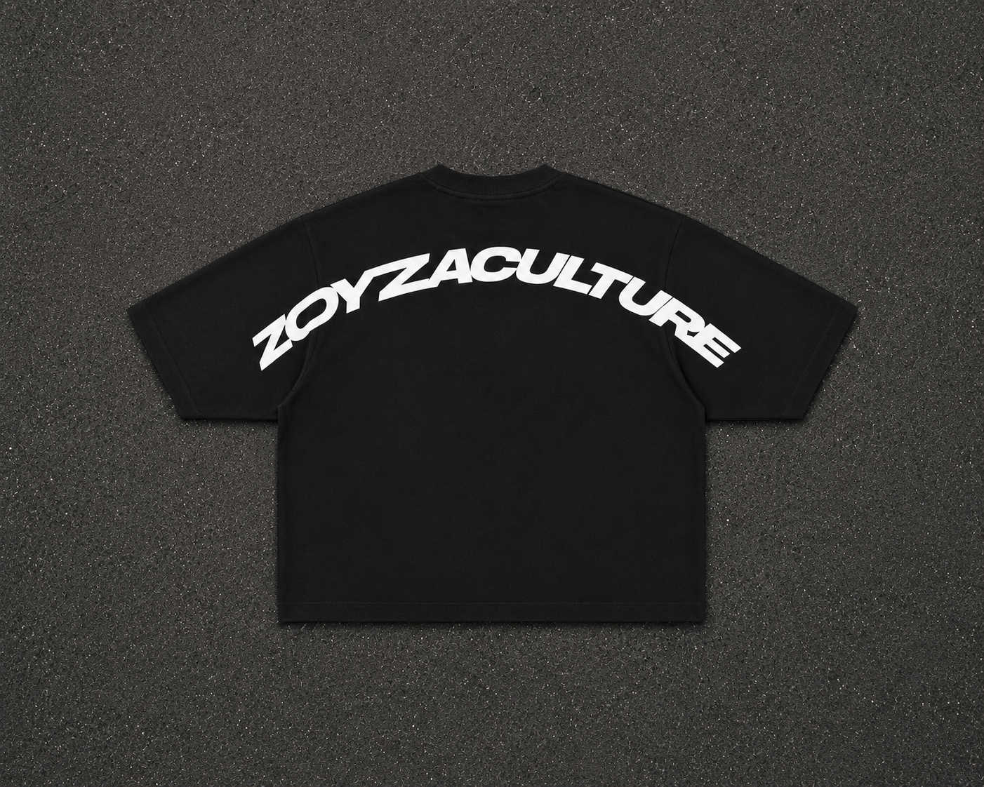 Zoyza Culture Arc Logo Tee – Black (Unisex)