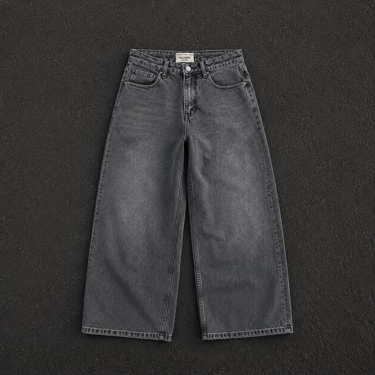 Concrete Grey Ultra Baggy Jeans | Zoyza Streetwear Denim
