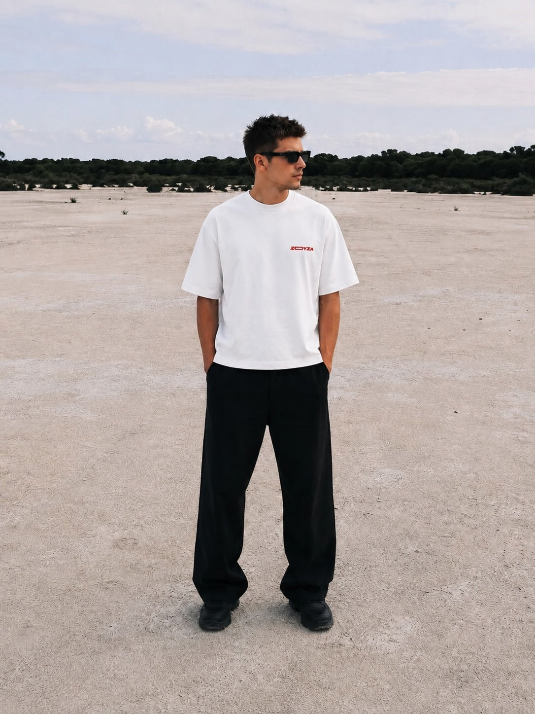 ZOYZA Training Club Oversized T-Shirt – White