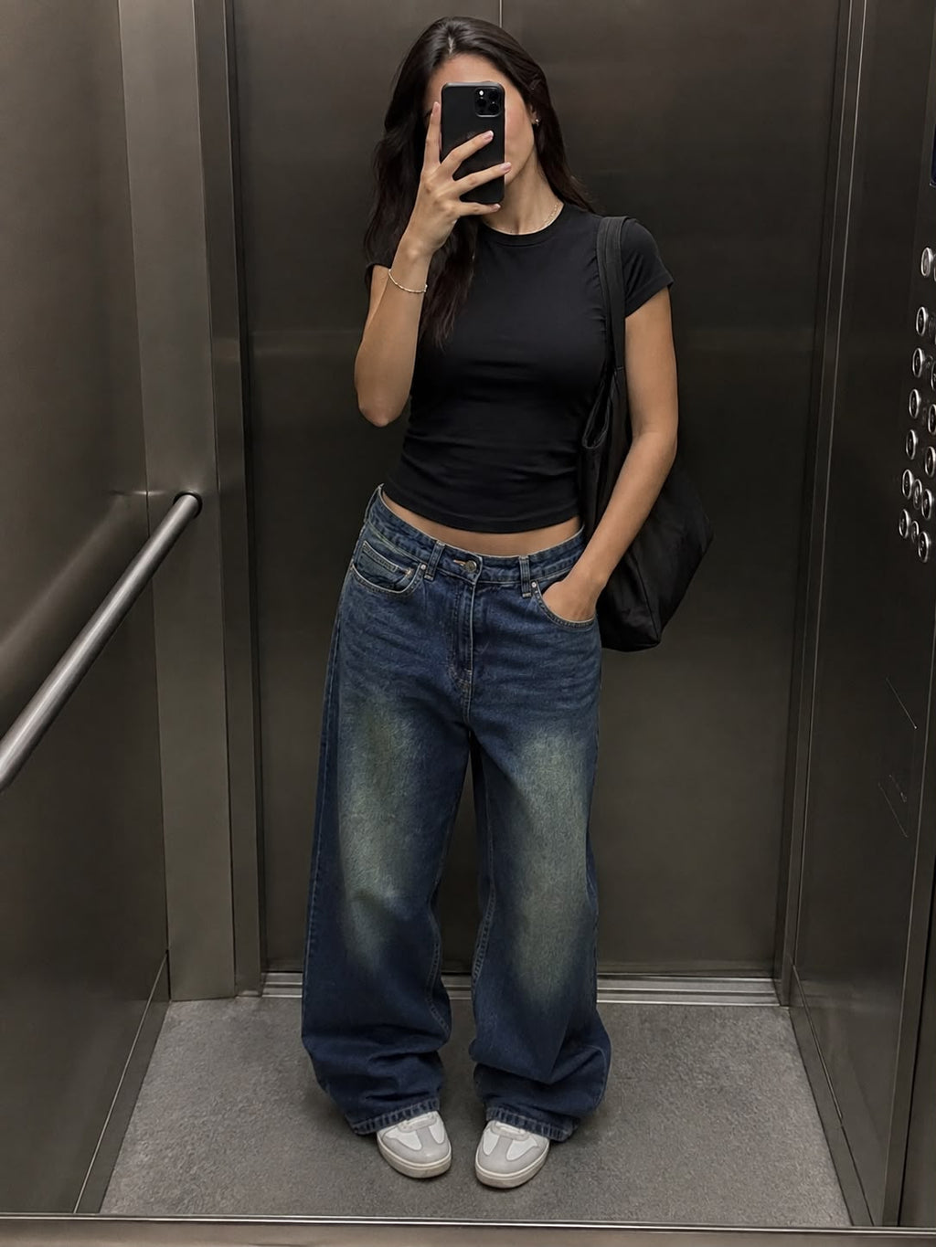 Vintage Blue Baggy Denim Jeans (Unisex)