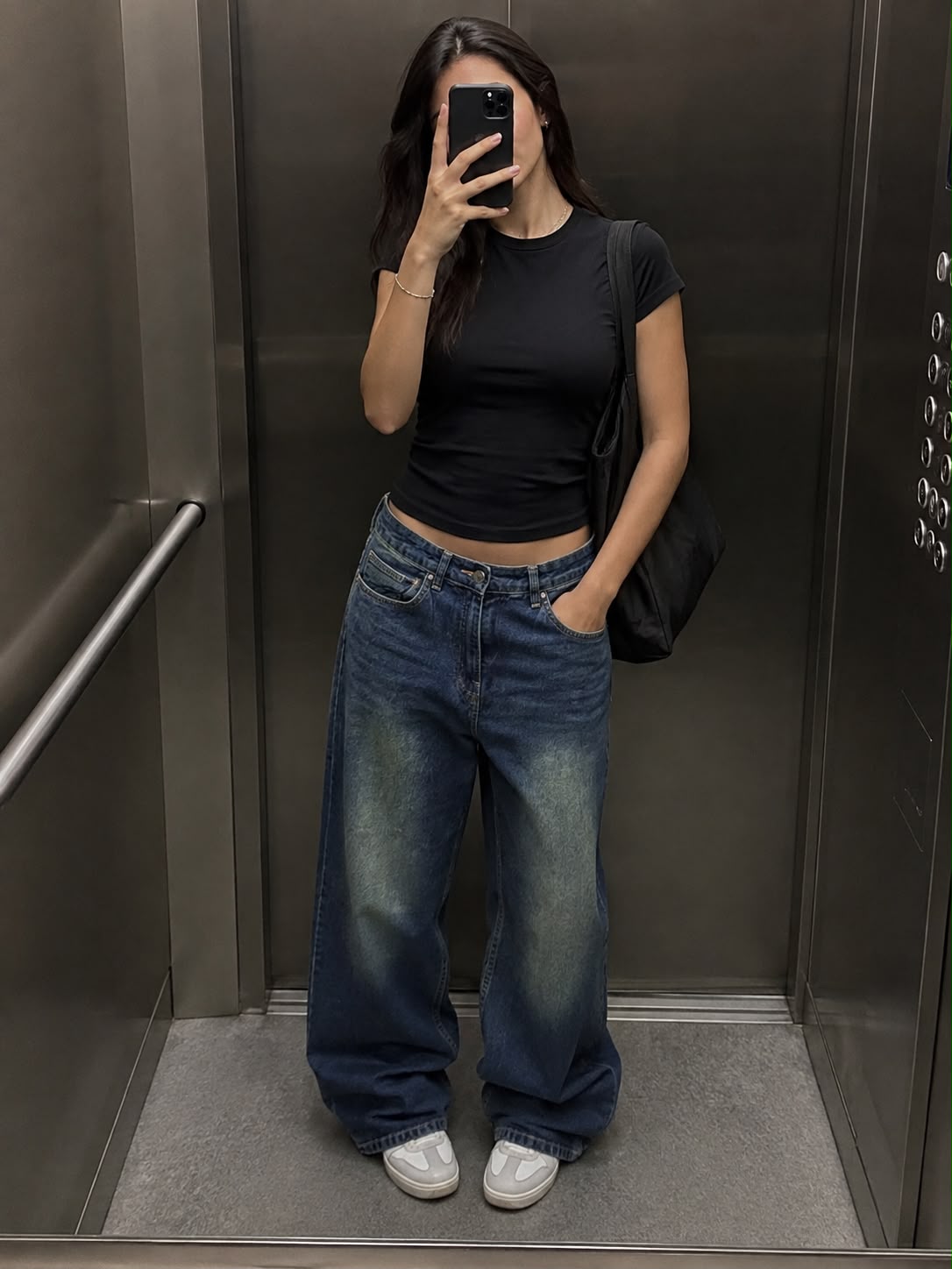 Vintage Blue Baggy Denim Jeans (Unisex)