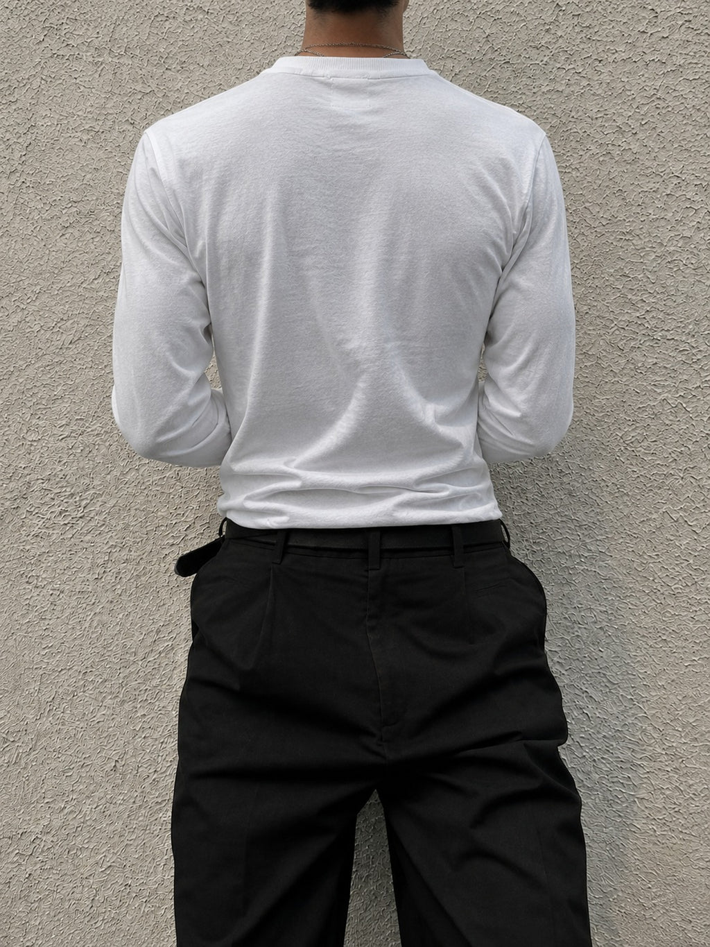 ZOYZA Essential Henley — White