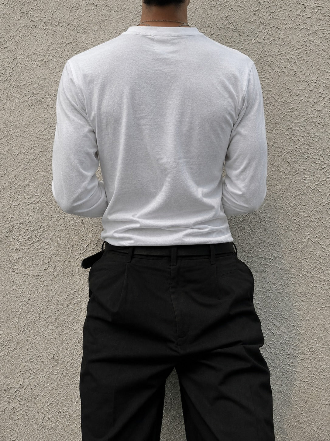 ZOYZA Essential Henley — White