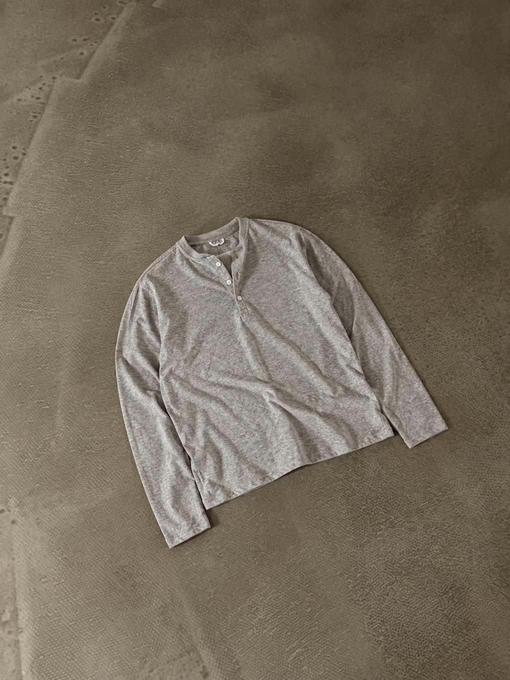 ZOYZA Essential Henley Grey