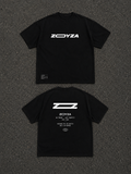 ZOYZA Signature Logo Oversized Tee – Black