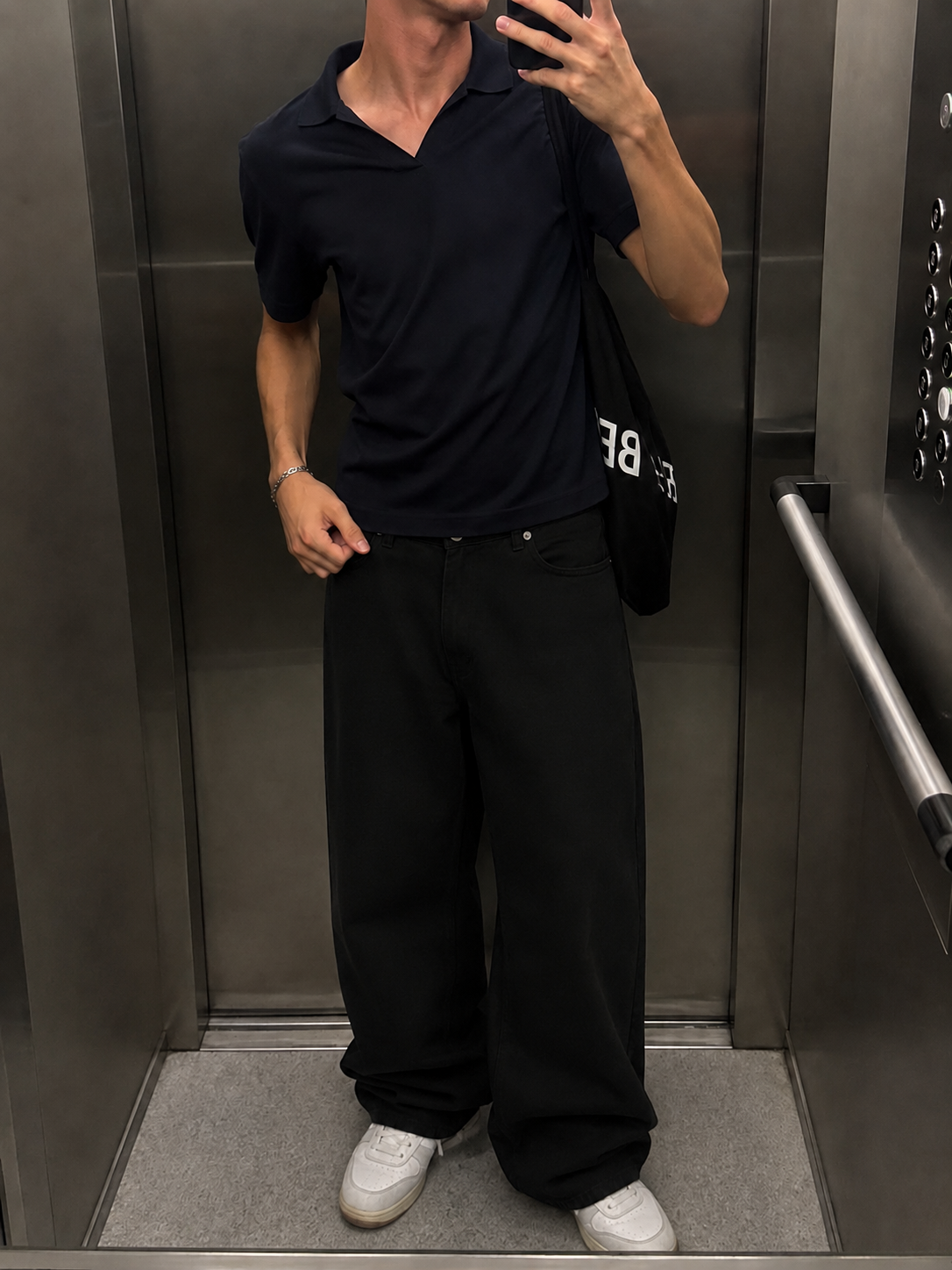 Obsidian Ultra Baggy Jeans | Zoyza Streetwear Denim