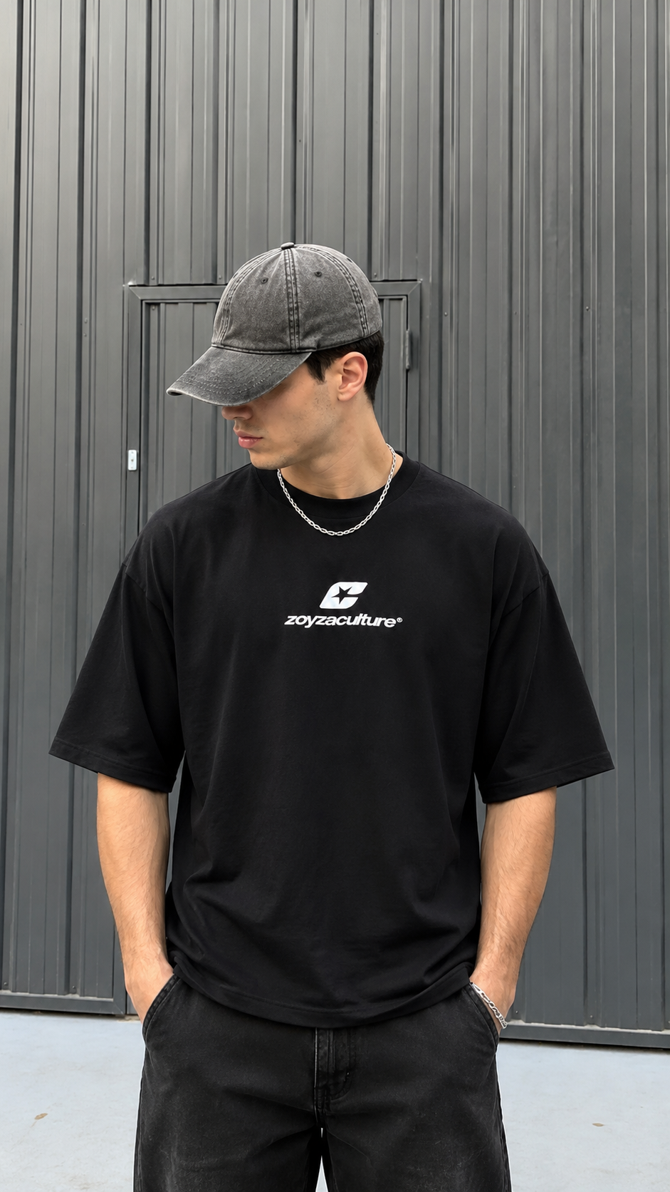Zoyza Culture Arc Logo Tee – Black (Unisex)