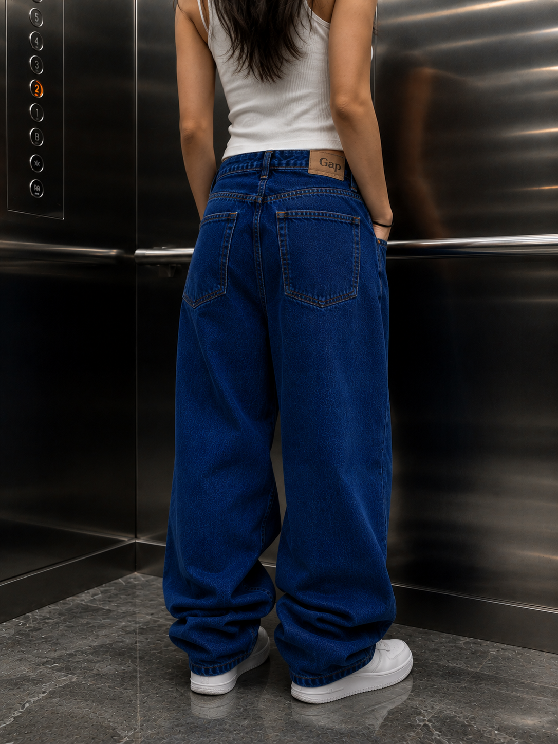 Midnight Indigo Ultra Baggy Jeans | Zoyza Streetwear Denim