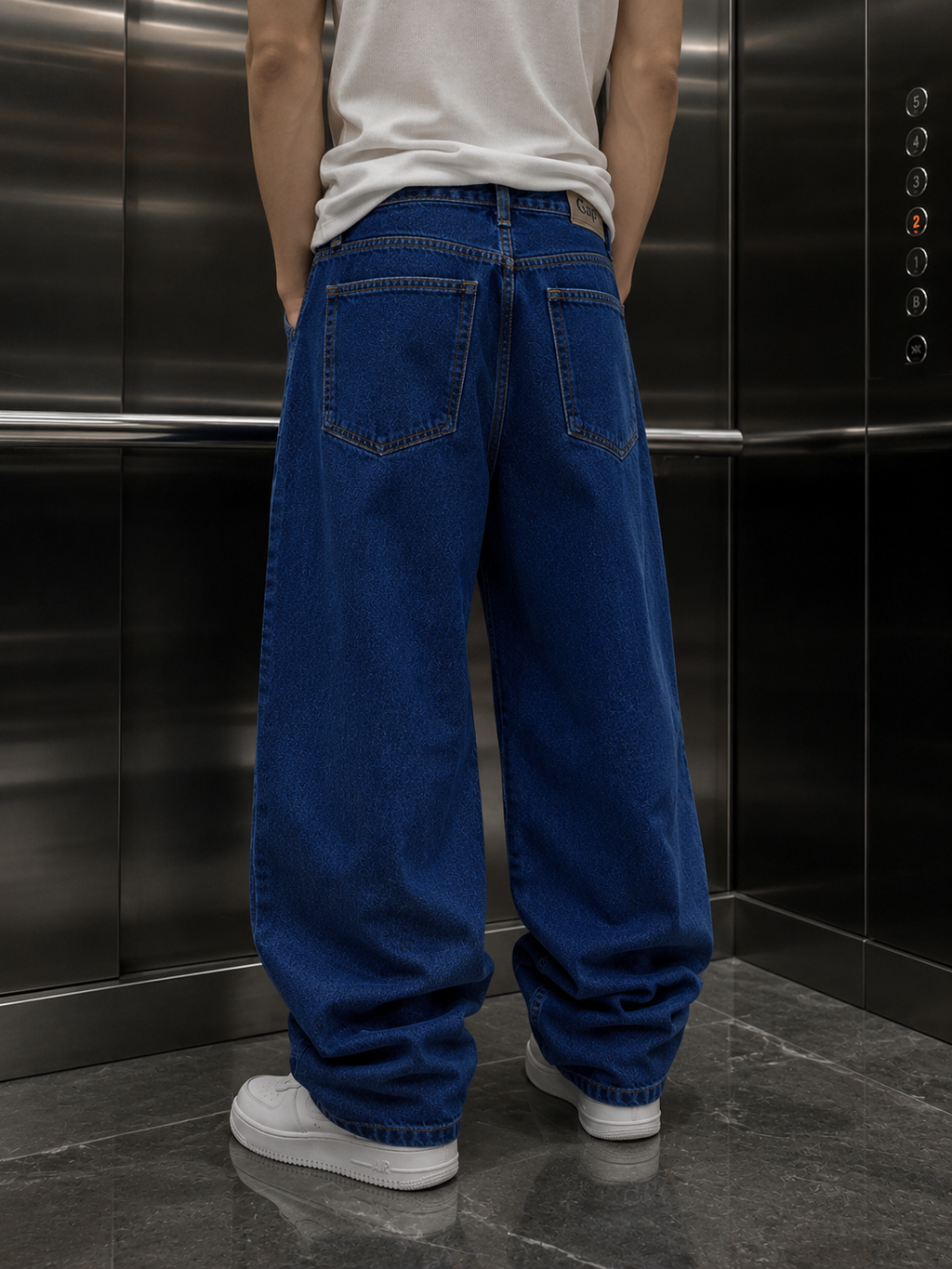 Midnight Indigo Ultra Baggy Jeans | Zoyza Streetwear Denim