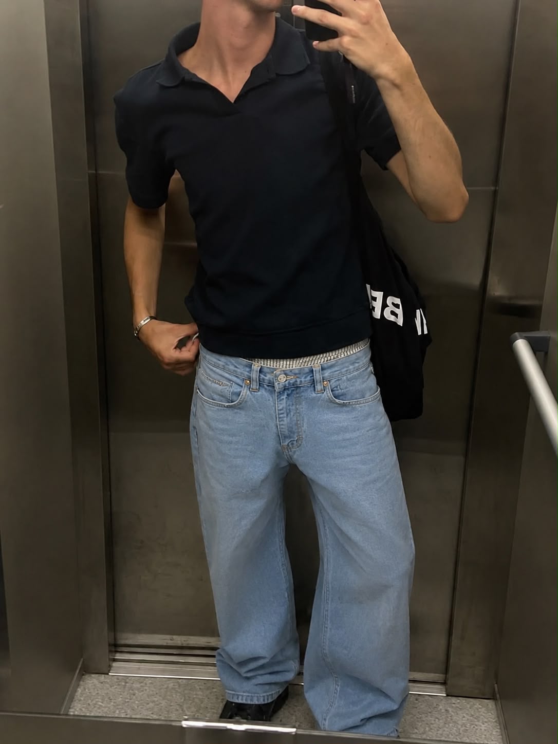 Light Blue Baggy Denim Jeans (Unisex)