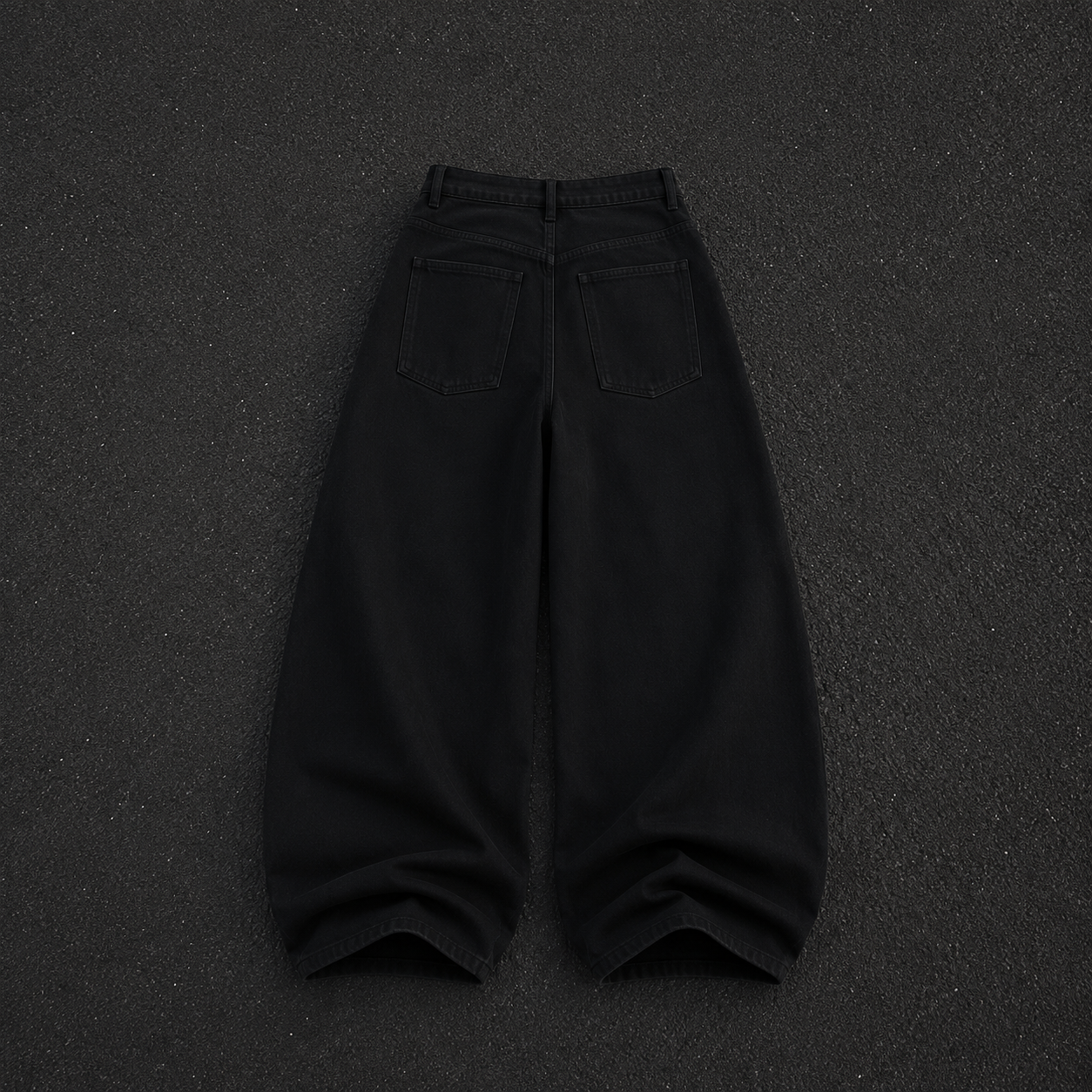 Obsidian Ultra Baggy Jeans | Zoyza Streetwear Denim